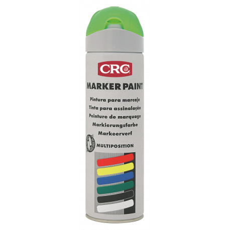 Spray Marcador Fluorescente Markerpaint 360º 500 Ml Verde Ref,1030033 (10157aa) Crc