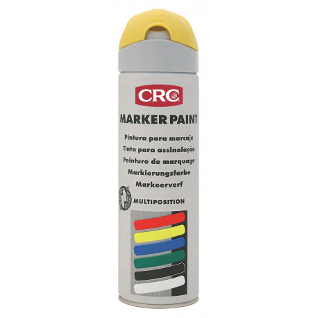 Spray Marcador Fluorescente Markerpaint 360º 500 Ml Amarillo Ref,1030038 (10158aa) Crc